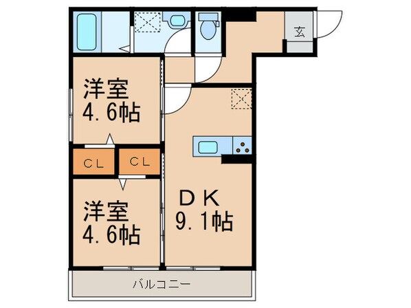 Ariga　10の物件間取画像